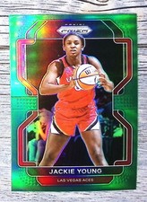 2022 Panini Prizm WNBA #7 Jackie Young Green