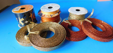 7 ROLLS OF RIBBON FOR HALLOWEEN DECOR OR CRAFTS