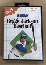Reggie Jackson (Sega Master System, 1988) Tested CIB Complete in Box With Poster
