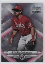 2023 Bowman Sterling Rookies Refractor 193/199 Spencer Steer #BSR-8 12s2