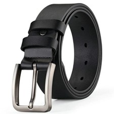 Men  s belts,Full Grain Genuine Leather Casual Dress Jeans Belts for Men