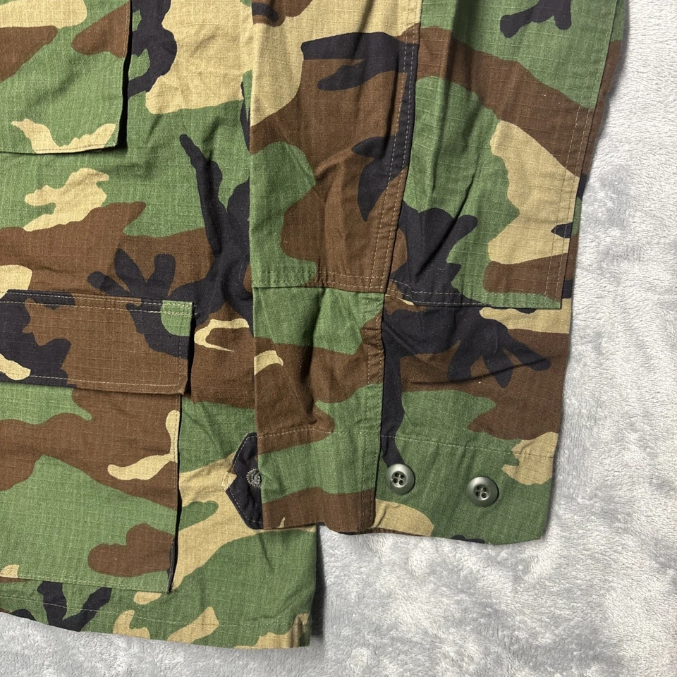 Propper Woodland Camo BDU Tactical Military Uniform 4Pocket Coat Size XL / R - Image 2 of 4