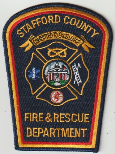 Stafford County VA Fire and Rescue Department patch ship from Australia