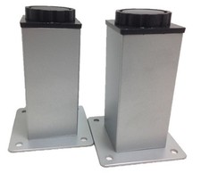 VIVEXOTIC VIVARIUM STACKING SILVER FEET - VIVA REPTI STAX VX & LX VIV RANGE 2PK