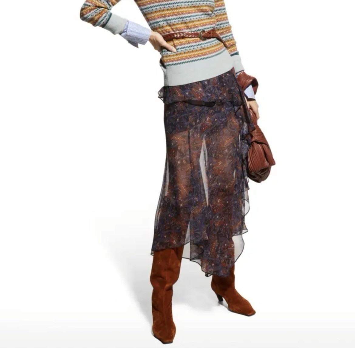 Veronica Beard Florian Pullover Multi Striped Cre… - image 19