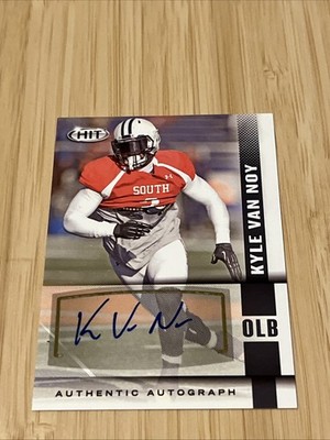 Kyle Van Noy Autograph 2014 Sage Hit Rookie