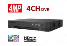CCTV 4CH 4MP DVR 5-in-1 TVI/AHD/CVI/NTSC/IP HD Analog Digital Video Recorder