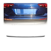 Kofferraumleiste Heckleiste FüR VW Tiguan / Allspace 2016-2024 Edelstahl Dunkel