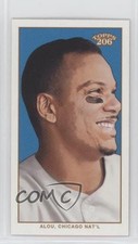 2002 Topps 206 Mini Black Polar Bear Back Moises Alou (Portrait) #205 5x8