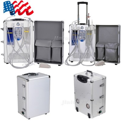 Mobile Dental Delivery Unit Air Compressor Suction 4Holes
