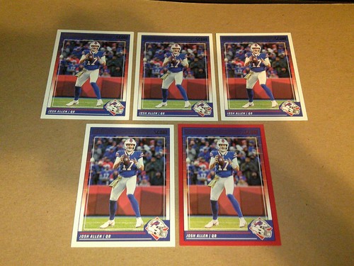 2024 SCORE JOSH ALLEN BILLS LOT (5) KARTEN