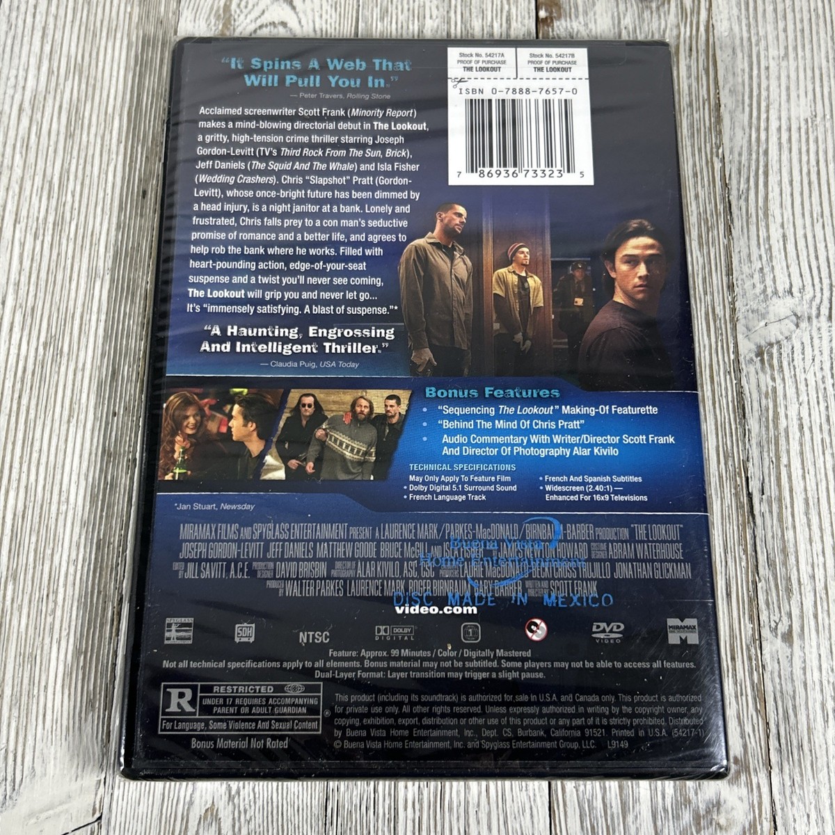 The Lookout (DVD, 2007) for sale online | eBay