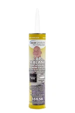 551LSB-1 Haps-Free Non-Leveling Lap Sealant - 10.3 Oz, Black, Secure, Ideal for 