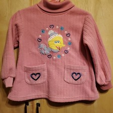 Vintage Sesame Street Big Bird sweater turtle neck 3t