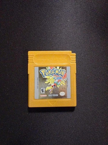 Authentic Pokemon Gold Version (Nintendo Game Boy Color, 2000) GB Colour
