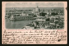 Venezia - Panorama dal Campanile verso Salute - Cartolina primi 900 - 105C313