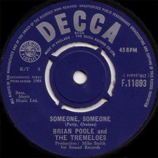 Brian Poole And The Tremeloes - Someone, Someone, 7