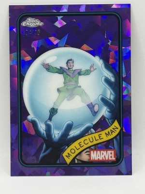 2025 Topps Chrome Marvel Sapphire Purple #21 Molecule Man /15