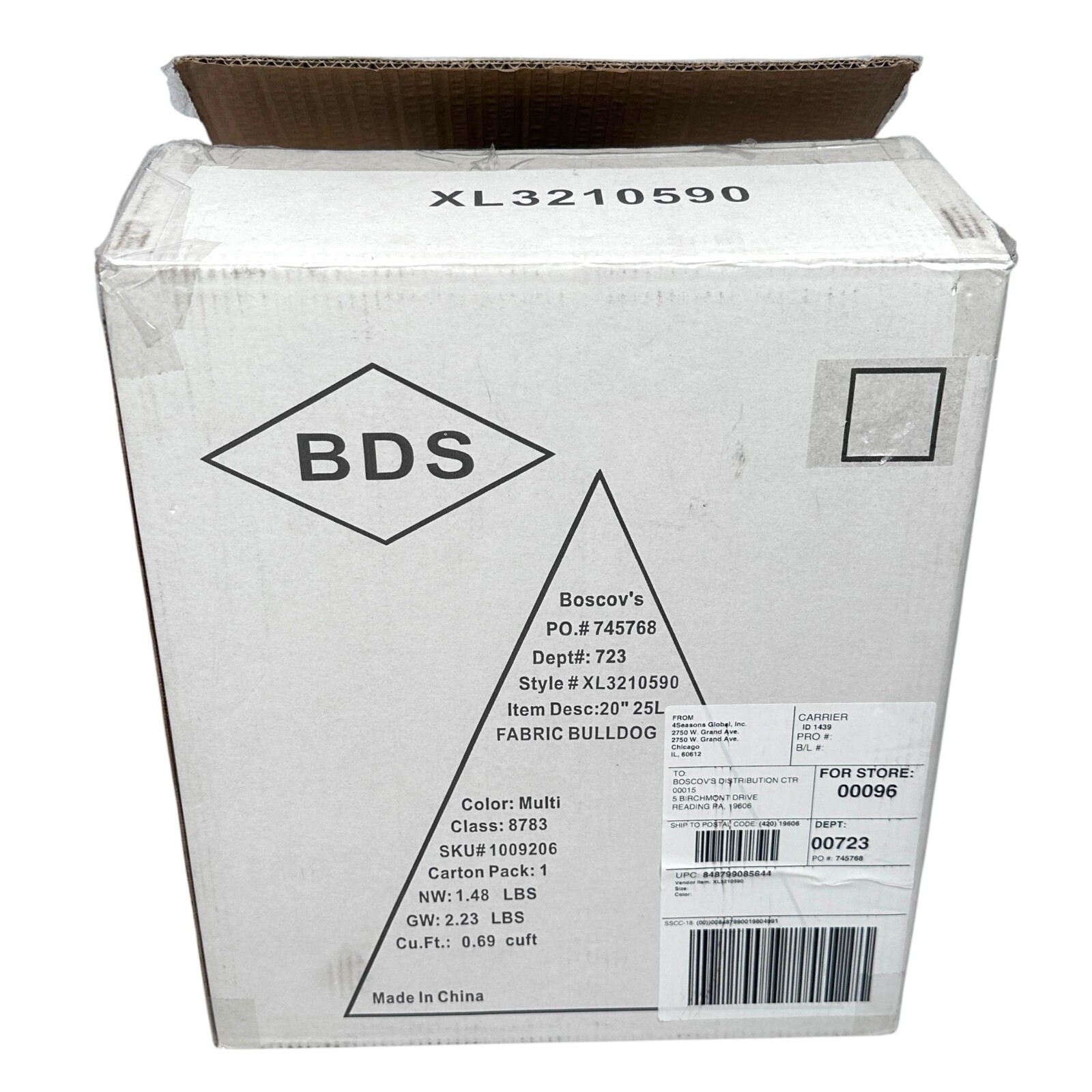 Delightful Holiday Products French Bulldog Christmas Light Up 3D Yard Decor 20”