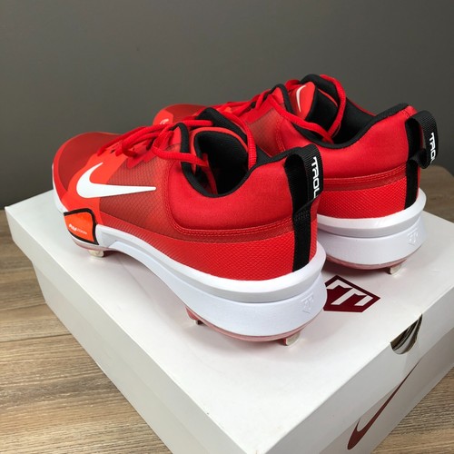 Men's Nike Force Zoom Trout 9 Pro Baseball Cleats Red Men's 13 FB2907-600 NEW - Picture 9 of 13