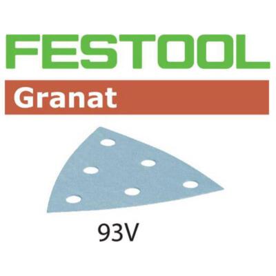 100 FESTOOL Delta-Schleifblätter Granat STF V93 6-Loch P100-P400 *497393-497400