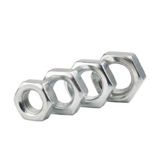 White Zinc Hex Nut M2 M3 M4 M5 M6 M8 M10 Screws Nuts Carbon Steel Fastener
