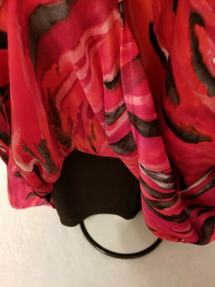 Lane Bryant Womens Sundress Dress Size 18 18W Multicolor Long Shirt - Image 4 of 4