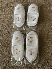 Tokyo Disney Resort Toy Story Hotel Woody House Slippers - 4 Pairs NEW