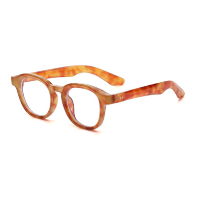 Women Round Anti Blue Light Eyeglasses Fashion Retro Full Frame Glasses Frames