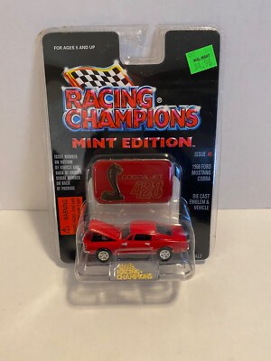 Racing Champions MINT EDITION Issue #5 Red 1968 FORD MUSTANG COBRA