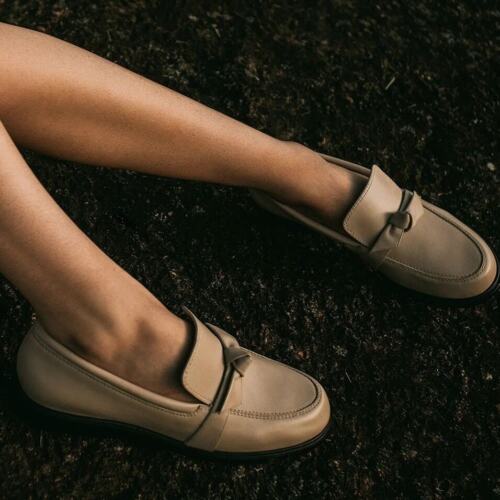 Alexandre Birman Clarita Bow Chunky Loafers Leather Nappa Elegance Size 37 /US 7