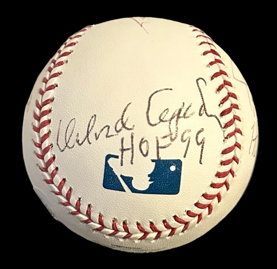 APARICIO, PEREZ, CEPEDA, MARICHAL AUTOGRAPHED SINGLE SIGNED BASEBALL JSA CERT - Image 4 of 4