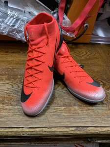 nike mercurial red and silver