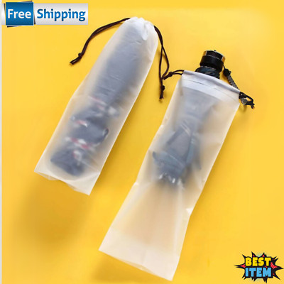 2pcs Umbrella Storage Bag Clear Drawstring Umbrella Organizer Bag Umbrella Case