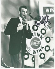 WINK MARTINDALE TV HOST SIGNED AUTHENTIC 8x10 PHOTO D w/COA GAME SHOW GAMBIT 