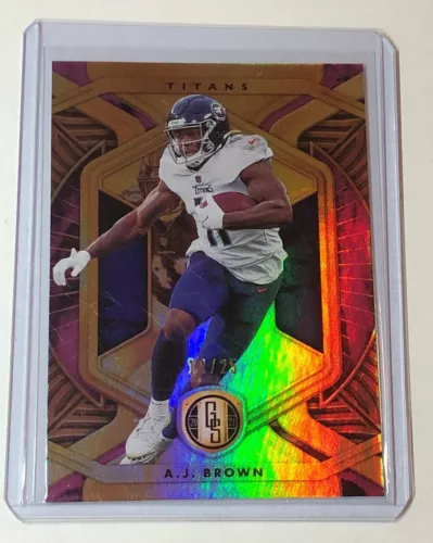 A.J. Brown #'d 12/25 - ROSE GOLD PARALLEL - 2021 Gold Standard Football