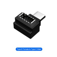 USB 3.1 Front Panel Header Type E Female to Type C Male Expansion Cable Adapter