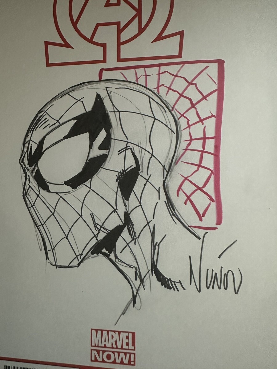 New Avengers #1 Blank Sketch 1st app of Black Swan. Eddie Nunez