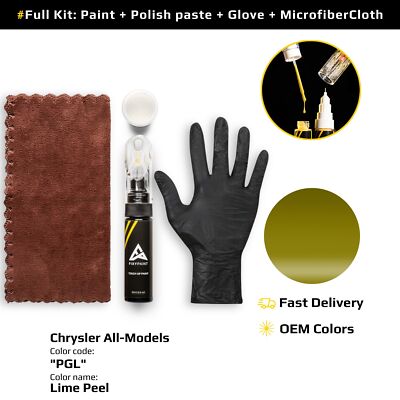 Touch up Paint for Chrysler All Models Code: PGL Lime Peel