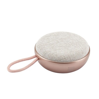 Blackweb Wireless Bluetooth Water-resistant Fabric Portable Speaker Rose  Gold™