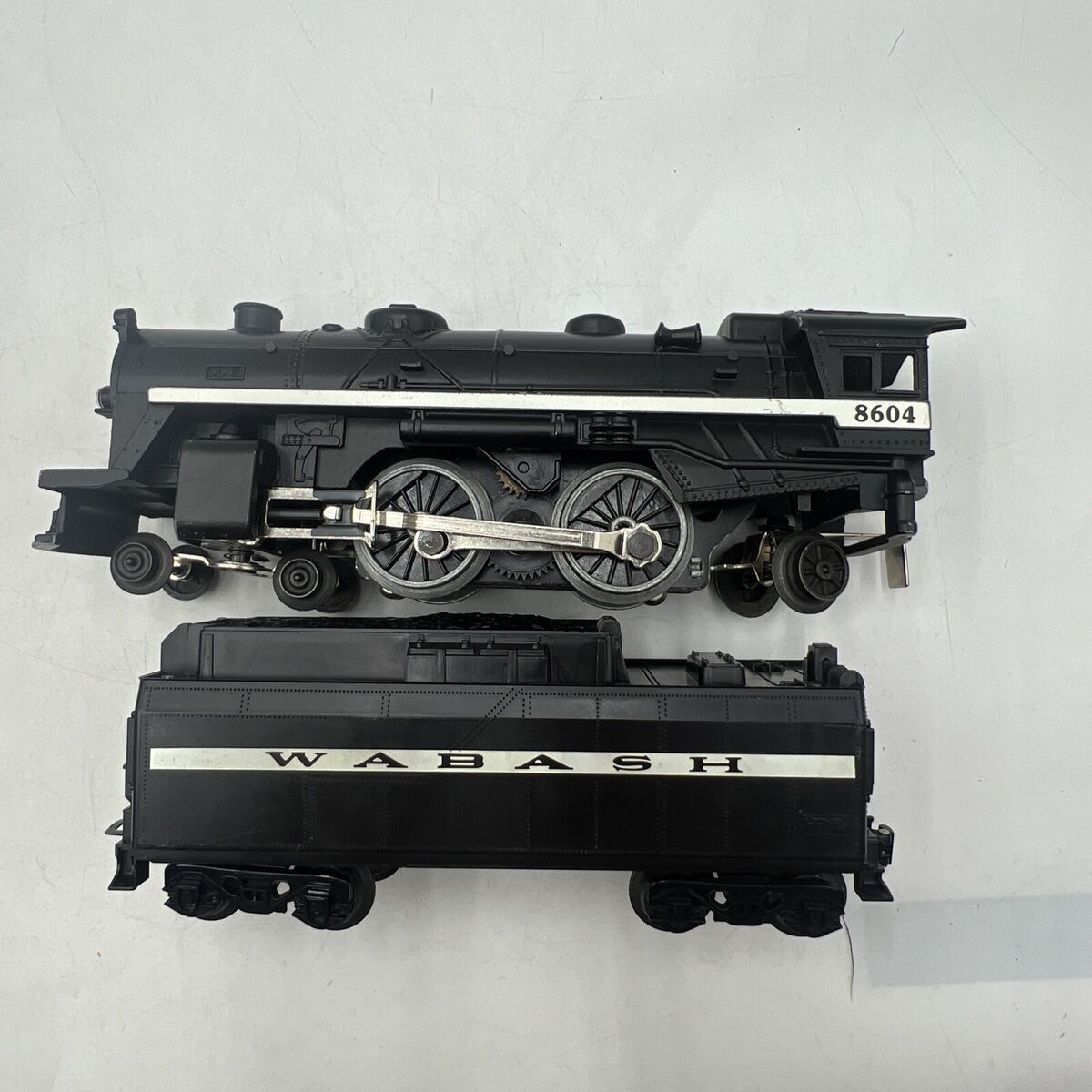 LIONEL O GAUGE 4-4-2 WABASH STEAM LOCOMOTIVE #8604 WITH LIONEL O GAUGE 4-4-2 WABASH STEAM LOCOMOTIVE #8604 WITH