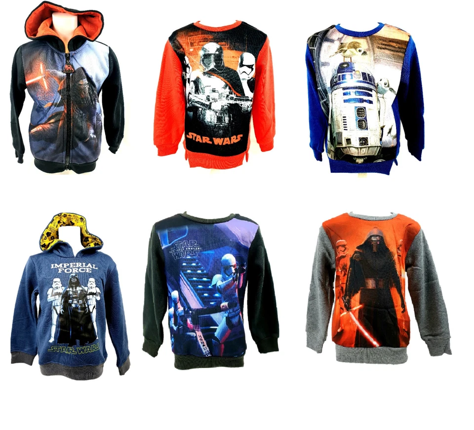 SUN CITY Star Wars Jedi Sith Vader Stormtrooper Kapuzenpullover Pullover Sweatshirt