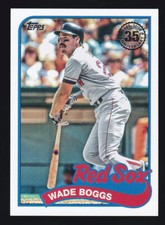 2024 Topps Series 1 #89B-84 WADE BOGGS 1989 Topps Baseball Throwback Insert