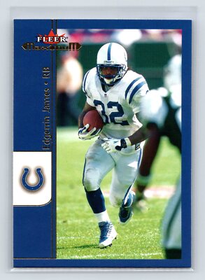 Edgerrin James 2002 Fleer Maximum #22 Indianapolis Colts 2-3