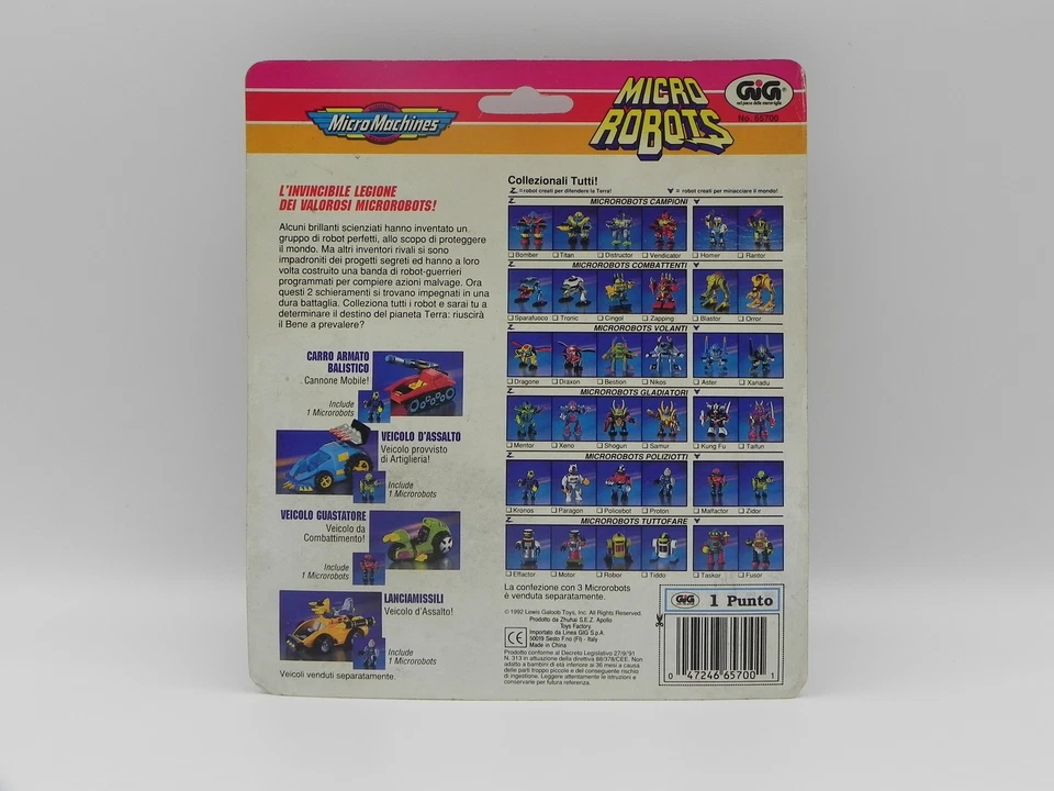 Galoob Zbots Voids Micro Machines Robots Moc Sealed Micromachines Gig Italian #2 - Image 4 of 4