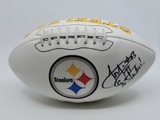 Louis Lipps Autographed Pittsburgh Steelers Super Bowl Commemorative Football