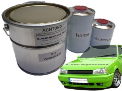 1 Liter Set 2K Autolack Kawa Grün Lackpoint kein Klarlack Tuning geeignet für V