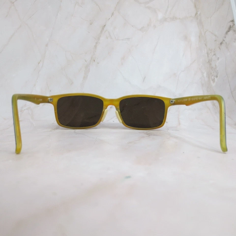 Gafas de sol Op-Ocean marco para hombre azul marino plástico borde completo cuadrado 54-17-135 Foto 4 de 4