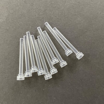 10 Lego Antenne 4H 1x4 transparent klar NEU 3957b