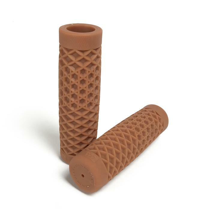 Vans X-Cult Motorcycle Waffle Grips for 22mm (7/8 inch) Bars gum tan